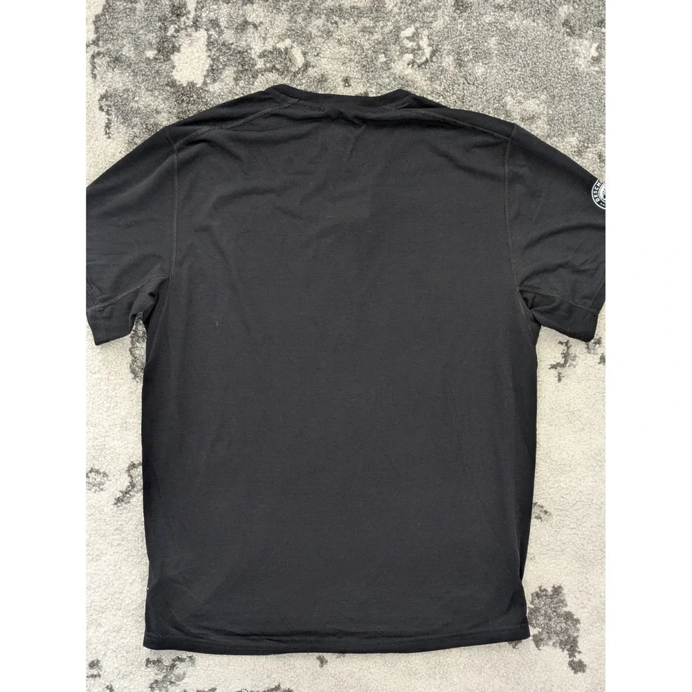 Brooks Distance‎ Graphic Tee Shirt Black Run Hoppy Beer Can Deschutes Brewery M - Picture 4 of 7